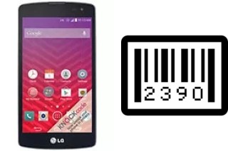 How to find the serial number on LG Tribute