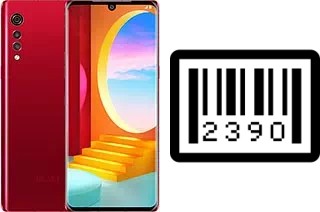 How to find the serial number on LG Velvet 5G UW