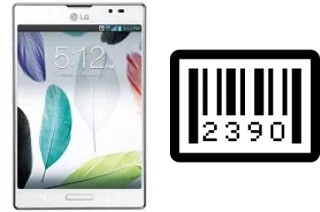 How to find the serial number on LG Optimus Vu II