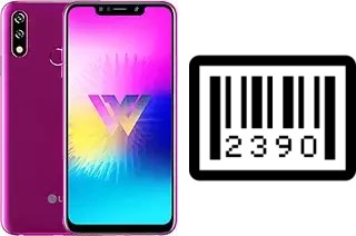 How to find the serial number on LG W10