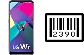 How to find the serial number on LG W11