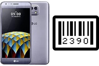 How to find the serial number on LG X cam