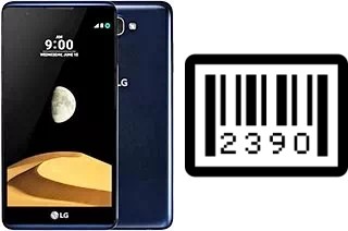 How to find the serial number on LG X max