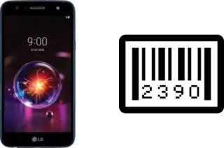 How to find the serial number on LG X Power 3