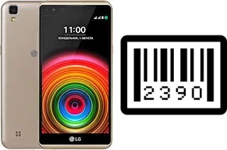 How to find the serial number on LG X power