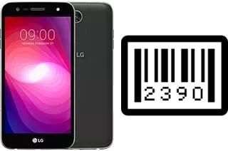 How to find the serial number on LG X power2