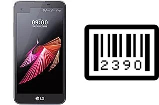 How to find the serial number on LG X screen