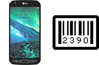 How to find the serial number on LG X venture