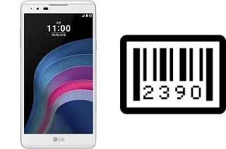 How to find the serial number on LG X5