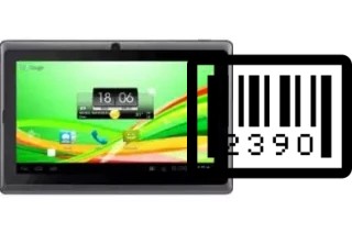 How to find the serial number on Maxx TAB701