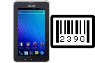 How to find the serial number on Maxx TAB722