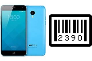 How to find the serial number on Meizu M1