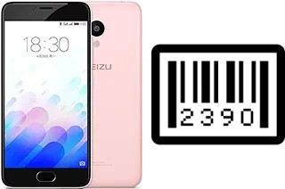 How to find the serial number on Meizu M3