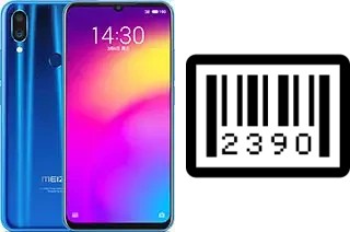 How to find the serial number on Meizu Note 9