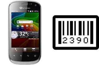 How to find the serial number on Micromax A75