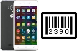 How to find the serial number on Micromax Canvas Spark Q380