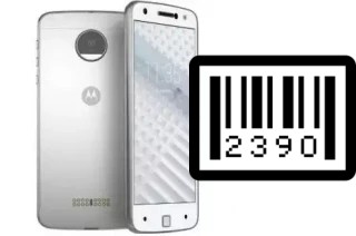 How to find the serial number on Moto X4