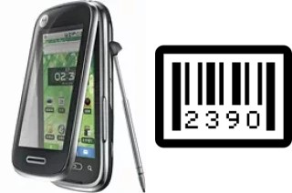 How to find the serial number on Motorola XT806