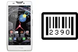 How to find the serial number on Motorola DROID RAZR HD