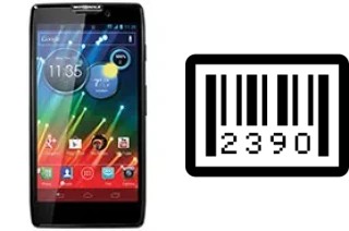 How to find the serial number on Motorola RAZR HD XT925