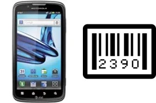 How to find the serial number on Motorola ATRIX 2 MB865