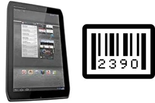 How to find the serial number on Motorola DROID XYBOARD 8.2 MZ609