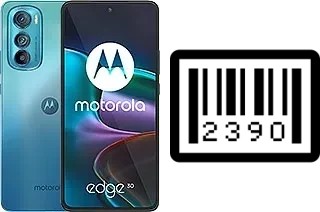 How to find the serial number on Motorola Edge 30