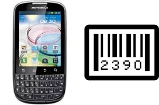 How to find the serial number on Motorola ME632