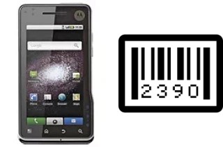 How to find the serial number on Motorola MILESTONE XT720