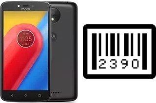 How to find the serial number on Motorola Moto C