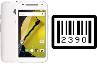 How to find the serial number on Motorola Moto E Dual SIM (2nd gen)