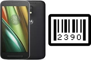 How to find the serial number on Motorola Moto E3