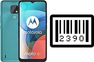 How to find the serial number on Motorola Moto E7