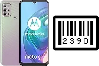 How to find the serial number on Motorola Moto G10