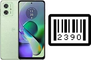 How to find the serial number on Motorola Moto G54 (China)