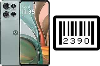 How to find the serial number on Motorola Moto G75