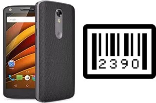 How to find the serial number on Motorola Moto X Force