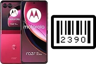 How to find the serial number on Motorola Razr 40 Ultra