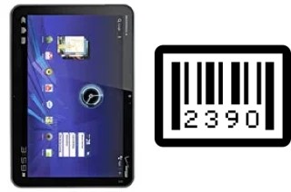 How to find the serial number on Motorola XOOM MZ601