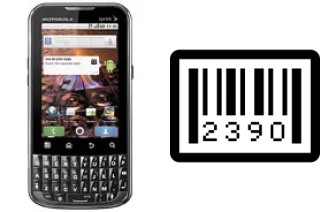 How to find the serial number on Motorola XPRT MB612