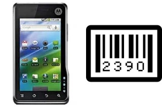 How to find the serial number on Motorola XT701