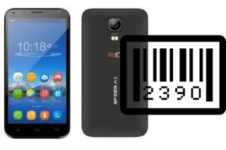 How to find the serial number on Mycell Spider A1