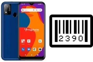 How to find the serial number on MyPhone myWX2