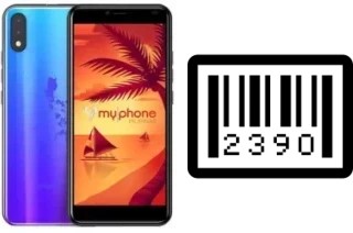 How to find the serial number on MyPhone myXi1