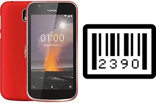 How to find the serial number on Nokia 1