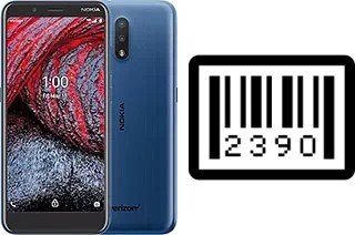 How to find the serial number on Nokia 2 V Tella