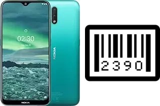 How to find the serial number on Nokia 2.3