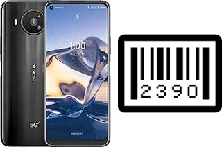 How to find the serial number on Nokia 8 V 5G UW