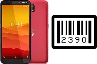 How to find the serial number on Nokia C1