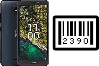 How to find the serial number on Nokia C100